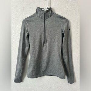 Nike Dri-Fit, Gray Quarter zip base layer, Women’s XS